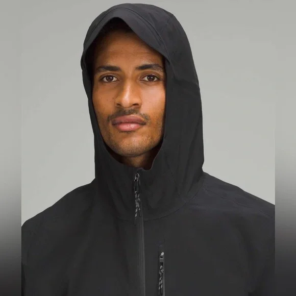NWOT Lululemon City-to-Hike Waterproof Jacket Black - Picture 8 of 13